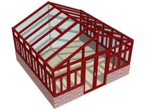 Steel structure sunshine room household environmental protection health high-end extremely simple wind self-contained custom design whole house installation package