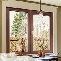 Senying aluminum-clad wood windows doors and windows balcony sun room customization
