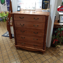 To Superior Lodge American Childrens House Solid Wood Five Bucket Cabinet Inlen Brief Bedrooms bedside cabinet Real body shop furniture zy24