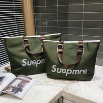 ins big bag large capacity single shoulder travel bag women travel bag waterproof luggage bag foreign air portable tote bag