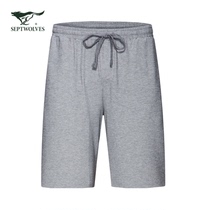 Seven Wolves Conserved Male Shorts 2021 Summer New Fashion Casual Comfort Breathable Mens Sleeping Pants