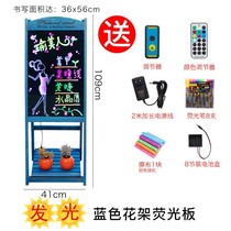 LED electronic fluorescent board Colorful luminous billboard flash screen Shop stall night market promotional board hanging vertical
