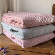 Sister Lius home for a batch of diamond jacquard pure cotton old coarse cloth cold mat three sets of Four Seasons for the Beijing mall
