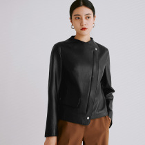 * WPY04042 Jasmine Collection Luxury Selection Limited New Zealand Deer Skin H Handmade Leather Coat Women