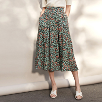 WBQ06046 Ecuadorian Rose Double - sided Italian Air - Transport Cotton Filament Visual Window Half - skirt