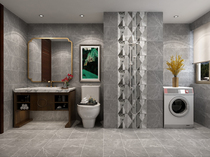 Matti tile porcelain piece series Custer gray wall tiles 300*600 kitchen non-slip wear-resistant modern new Chinese style