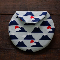 Original handmade and style fabric art cute round headphones storage bag coin bag coin bag jewelry bag