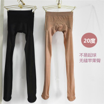 Manniffin Spring and Autumn 201111142 Apple hip steel wire stockings thin light leg artifact to blow panties