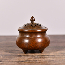 Non-relic pure copper incense burner Incense burner dedicated to household indoor ornaments Antique bronze Xuan word