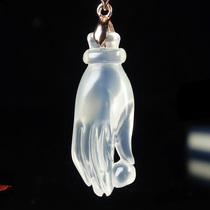 Loss-making big leak flash shot selected Agate palm pearl pendant random delivery SJ210