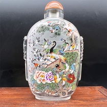 (Hundreds Of Birds to Pine) The Snuff Pot Collection of Snuff Pot Collection Gift Bogu Pendulum Pieces
