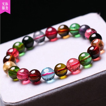 9 5mm glass body Old material Bite-seal hand chain color oil and color