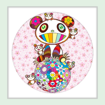 Print] Takashi Murakami Cherry blossoms and Pandas global limited edition of 300 copies of fidelity