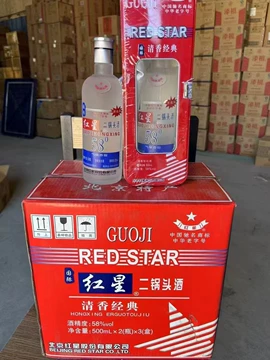 紅星 二鍋頭酒 紅星牌二鍋頭酒500ML