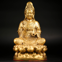 South China Sea Guanyin bronze statue of Big Cie is about 30cm