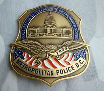 American Metal Badge United States Washington Metropolitan Badge Clinton President Inauguration Badge Pure Copper