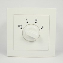 ABB Deyun series three-speed fan control switch 300W AL413 straight edge