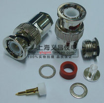  RF connector connector BNC-1 5-J3-J5-J7 BNC male head Q9 male head mounted pure copper 50 ohm
