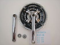 Mountain bike tooth plate mountain bike positioning tooth plate 48 tooth plate (Black Silver)