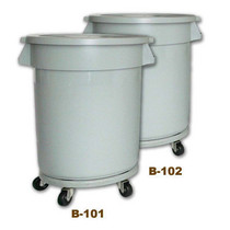 Super Bao 167 liters round storage barrel mobile environmental protection plastic trash can pulley