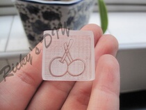 Cherry 2cm * 2cm acrylic soap chapter