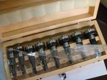 Shanghai Hualing high-speed steel iron hole opener metal reamer 8-piece wooden box set
