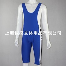 Wrestling suit Wrestling suit Freestyle red and blue Mens womens tight wrestling suit One-piece suit