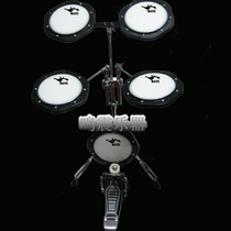 Retrofitable electronic drums (drum kit drum stick practice drums) - Five drums Dumb drums Mute drums
