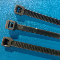 Haitai cable tie Black 4 * 200mm self-locking nylon cable tie plastic cable tie buckle Batch 1 pack 300 Wuda