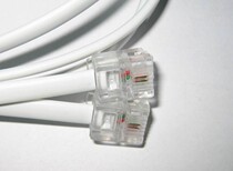 Customized 2-core soft telephone line telephone line line with Crystal Head 1 yuan per meter