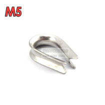 Yuansheng stainless steel 304 stainless steel collar boast chicken heart ring Wire rope chuck accessories M5