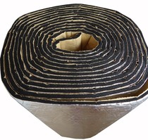 Car heat and sound insulation material with rubber back aluminum foil truck van Hood door car bottom tail box sound insulation Cotton