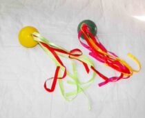 Beijing color bar soft ball ribbon soft ball plastic Tai Chi soft ball ribbon Tai Chi soft racket