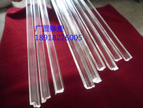 Transparent acrylic reinforcement bar organic glass square pipe 3mm * 3mm * 1 2 mi fang stick mold strip transparent bar