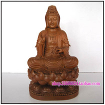 Guanyin Bodhisattva * Export Buddha statue Xiao Nanmu 16 inch wood carving Guanyin