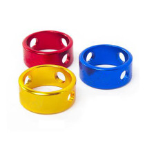 selpa outdoor tent canopy wind rope buckle round stop ring fixed buckle slip adjustment ring Red Small