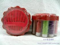 Handmade DIY sewing kit sewing box contains 12 reel stitching device paper ruler thimble super low price 1 8 yuan