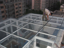 Professional custom-made sunshine roof aluminum alloy doors and windows sealed balcony soundproof push-pull window broken bridge aluminum casement window