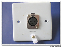 LQ2410 86 type panel stainless steel brushed type microphone stage light signal terminal board KTV decoration board