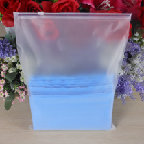 upscale side with high transparent side frosted yin and yang clothing zipper packing bag 25X32cm16 silk 10 only price