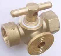 Boiler Cock three-way plug pressure gauge with three-way pressure gauge joint copper valve