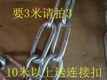 3MM iron chain plated zinc iron ring chain fine iron chain fine chain decoration chain decoration chain per meter price full