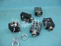 3 5 dual-channel socket 5-pin stereo headphone socket transparent cover five-pin socket large discount
