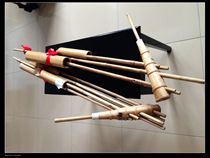 Folk hand-made 6-tube G-tone Lusheng 3-tone Mans tube Lusheng Miao folk instrument Big Lusheng