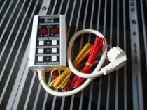 Electric film controlled silicon silent electronic thermostat double temperature double-temperature dual control Korea original imported electric kang steam room