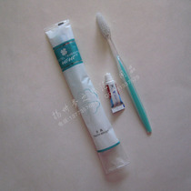 Hotel Room Supplies Two color transparent toothpaste toothpaste two in one combination