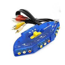 AV audio and video switcher AV socket audio and video expansion audio and video 3 in 1 out