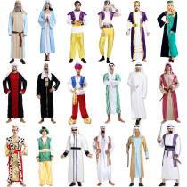 Halloween costume Arab costume men and women cos masquerade party Middle East Dubai Shepherd clothes Aladdin