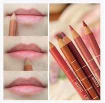 Snow White Matte Lip Liner Improves lip shape Natural easy-to-color concealer Nourishes waterproof nude color makeup