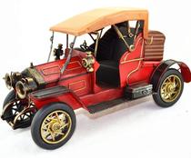 Russian iron car model handicraft red classic car physical shooting retro exquisite ornaments to make old style